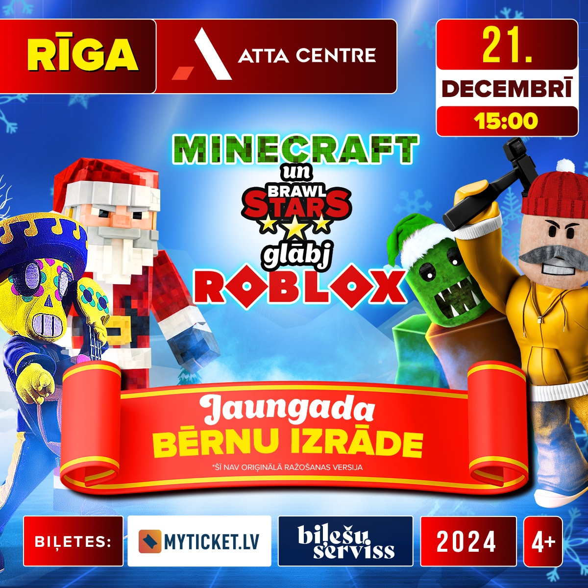 MINECRAFT UN BRAWL STARS GLĀBJ ROBLOX