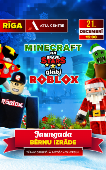 Minecraft un Brawl Stars glābj Roblox